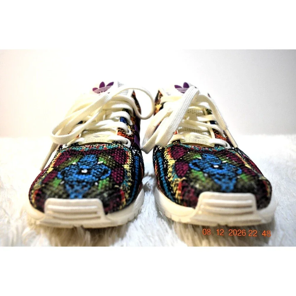 Adidas ZX Flux Torsion Multicolor Grape Sneaker Running - Women's Size 7.5